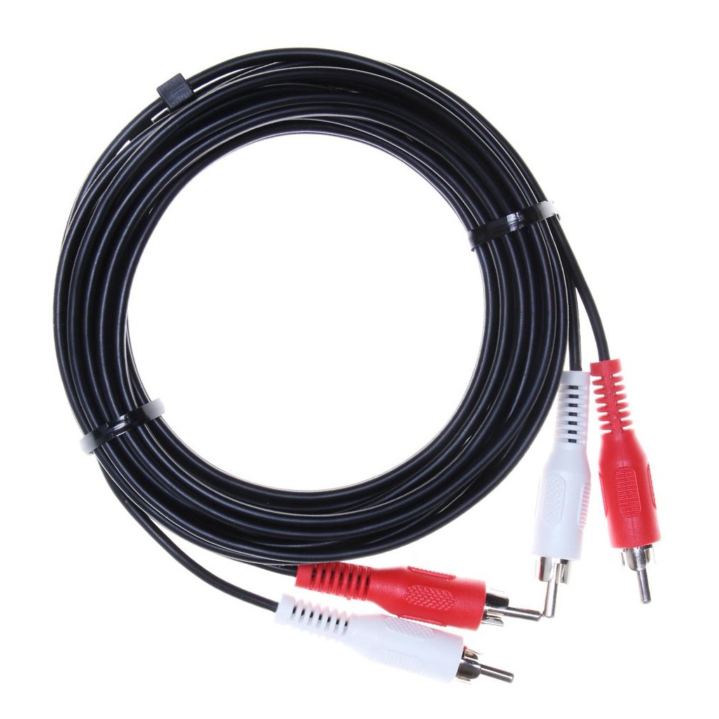 CABLE AUDIO 2 RCA M / 2 RCA M 1,8MTS