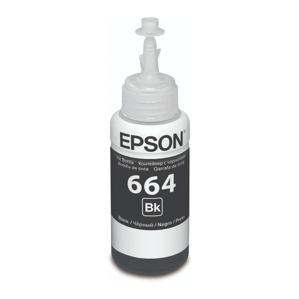 BOTELLA TINTA 664 NEGRO EPSON - Infosol Computación